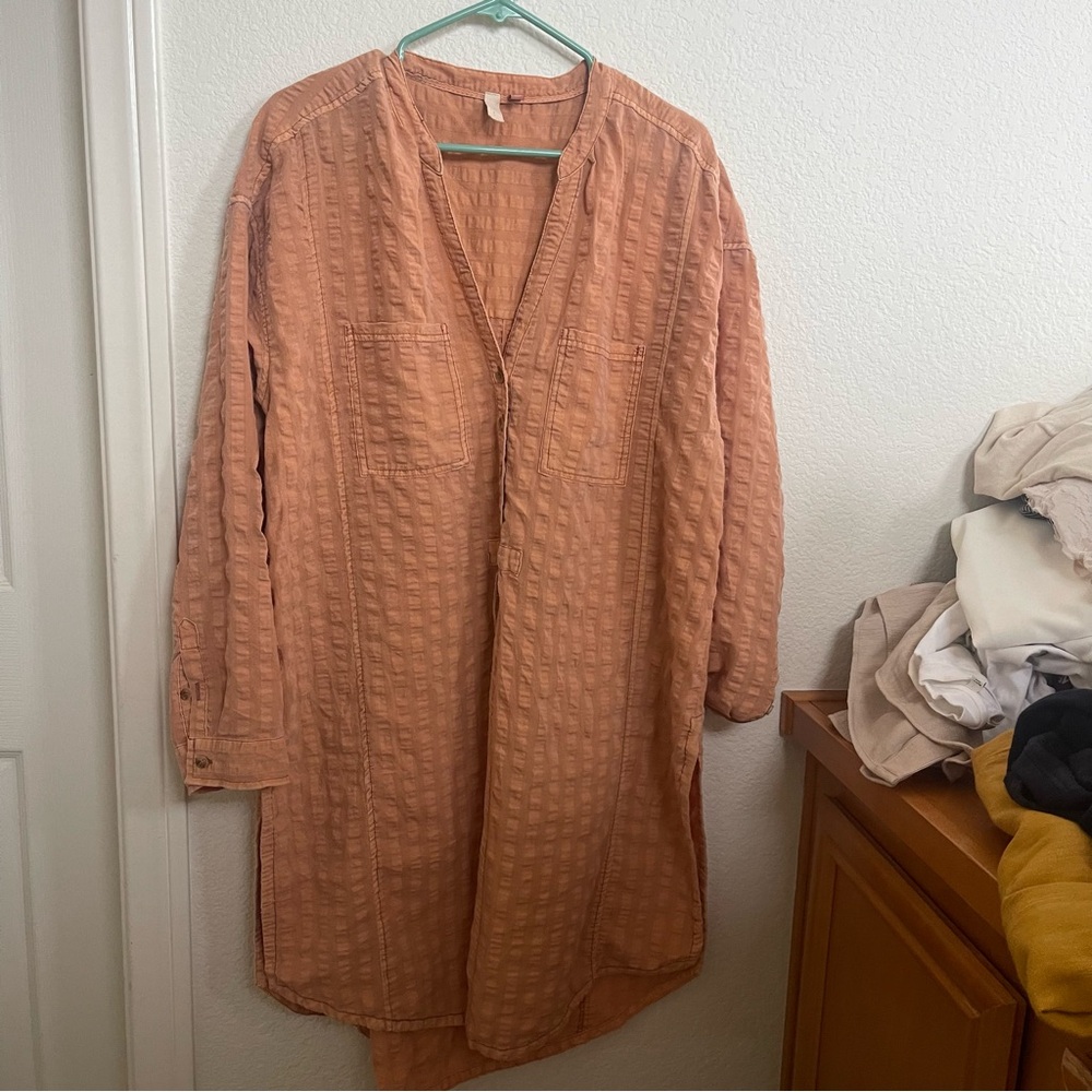 Pilcro Apricot Textured Blouse